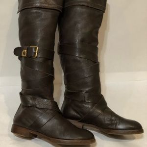 Chloe women’s brown leather boot size 36 1/2